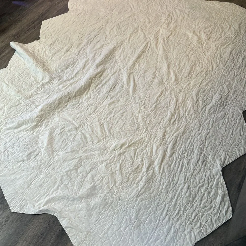 Vtg Country Collection Quilt Merrianne’s Star Queen 99x82 Cottage Shabby Chic